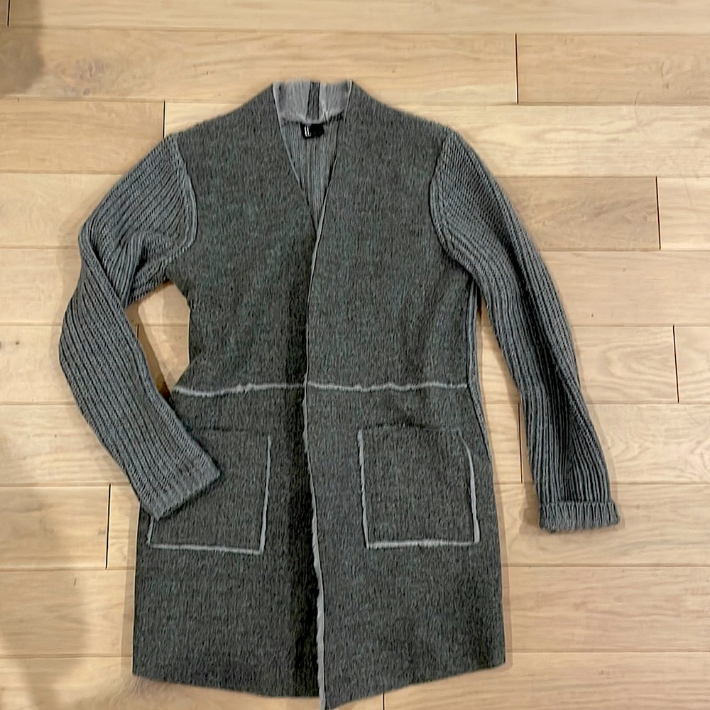 Women’s Grey Sweater Jacket